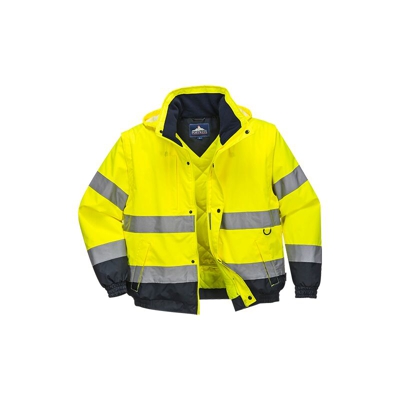 Giacca 2-in-1 alta visibilità | XL - Yellow - NEUTRO (SENZA PERSONALIZZAZIONE) - PORTWEST
