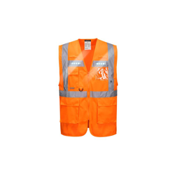 Portwest - Orion LED Executive Vest | 3 XL - Orange - NEUTRO (SENZA PERSONALIZZAZIONE) en oferta