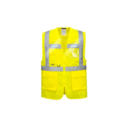 Portwest - Orion LED Executive Vest | Medium - Yellow - NEUTRO (SENZA PERSONALIZZAZIONE) precio