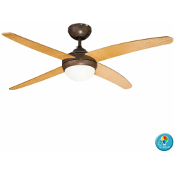 Etc-shop - Ventilatore a soffitto Fan Leaf Gold Telecomando Apparecchio di illuminazione incluso inclusa lampadina LED RGB precio