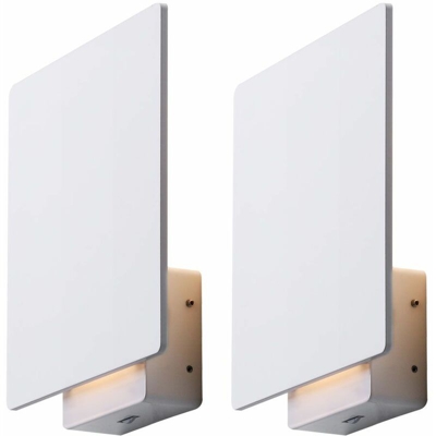 Etc-shop - Lampada da parete design LED soggiorno camera da letto illuminazione DIMMER lampada da corridoio bianco Nordlux 236231