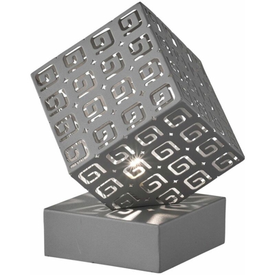 Scrittoio lampada da comodino decor fustellato soggiorno cubo lampada grigio sabbia FH Lighting 850032 - FH-LIGHTING