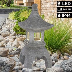 Faretto a LED per esterno solare lampada da giardino Asia lampada pagoda statua terrazza faretto Globo 33567 precio