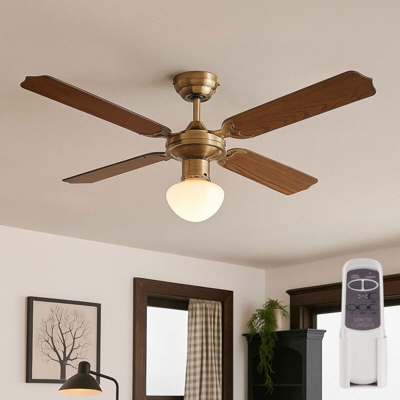 Etc-shop - Ventilatore da soffitto per lampada da raffreddamento in un set comprensivo di telecomando e sorgente luminosa a LED