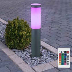 Etc-shop - Piantana esterna in acciaio inox TELECOMANDO Lampada da giardino da giardino dimmerabile in set con illuminazione a LED RGB características