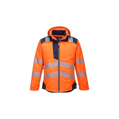 Portwest - Giacca invernale Hi-Vis PW3 | 3 XL - OrNa - NEUTRO (SENZA PERSONALIZZAZIONE)