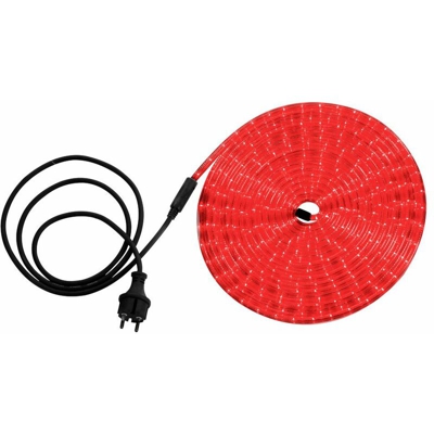 lampadina tubo di disegno moderno trasparente lampada giardino esterno di plastica 24 LED rossi Globo 38974