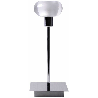 Brilliant - Lampada da tavolo soggiorno camera da letto illuminazione vetro lettura luce notte luce argento G09048 / 15
