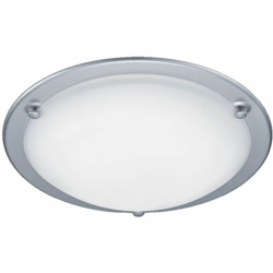 LED Lampada design 10 Watt Lampada da soffitto in metallo intorno vetro color titanio TRIO PAGENO 677.277.087 - TRIO LEUCHTEN GMBH precio
