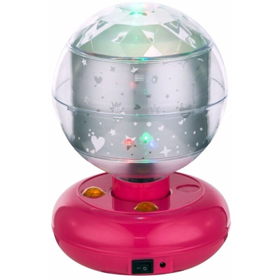 Globo - RGB LED lampada da tavolo per bambini decorazione del bambino illuminazione sala giochi palla da discoteca luce rosa 28018