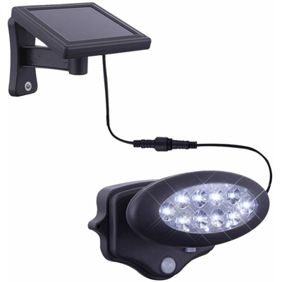 Globo - esterno giardino illuminazione del sensore della lampada della luce solare del LED mobile antracite 3722S