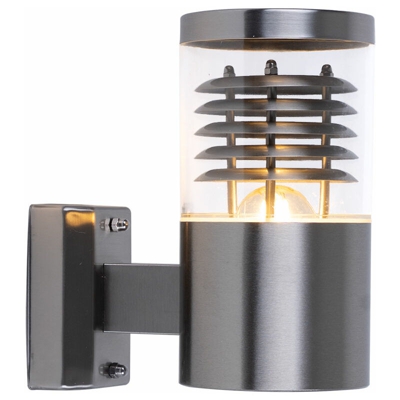 facciate luce esterna lampada da parete di illuminazione porta in acciaio inox lampade IP44 giardino Eglo 93.269