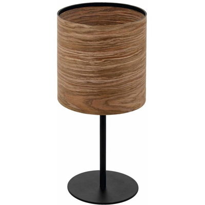 Etc-shop - Lampada da tavolo per scrittura notturna lampada da lettura laterale illuminazione per camera da letto in legno naturale in un set con