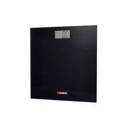Bilancia Elettronica, Pesapersone, da Bagno, con Pedana in Vetro Temperato 6 mm, Colore Nero. - Gima en oferta