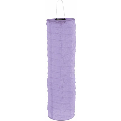 Etc-shop - Set di 2 lampade solari a LED per esterni, soffitti da giardino, pendole, lampade a sospensione, lanterne in tessuto viola