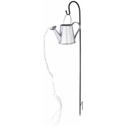 Lampada ad innesto solare a LED a forma di annaffiatoio da esterno grigio argento faretto lampada da terra design nero Spike Globo 33652 precio