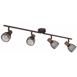 Etc-shop - Faretto da soffitto retrò a LED RGB intelligente Faretto a gabbia DIMMERABILE lampada regolabile per app vocale controllabile tramite características