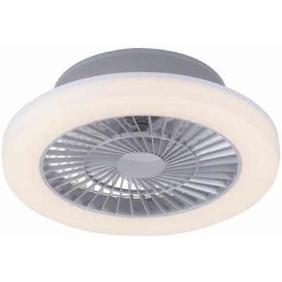 Leuchten Direkt - LED ventilatore da soffitto soggiorno sala da pranzo illuminazione lampada commutabile separatamente LeuchtenDirekt 14645 -55