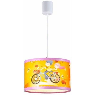 Jens Stolte Leuchten - 7 watt di soffitto del LED Lampada a sospensione lampada a sospensione lampada sala giochi per bambini gialli amici 22072/01 /