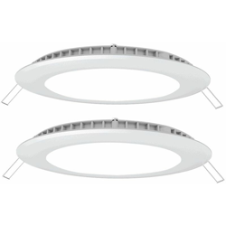 Etc-shop - Set di LED da incasso a soffitto pannelli 2 24 watt intorno alluminio sala da pranzo parete a risparmio energetico Lampade bianco neutro características