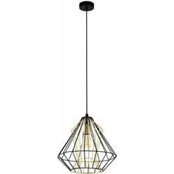 Etc-shop - Lampada da soffitto a sospensione gabbia illuminazione sala da pranzo TELECOMANDO in un set comprensivo di lampade LED RGB características