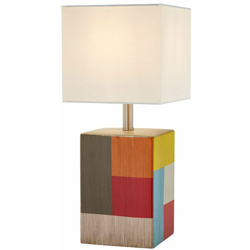 Lampada da comodino da comodino da scrittura design Lampada da comodino in ceramica con telecomando, dimmerabile in un set con lampadine LED RGB en oferta