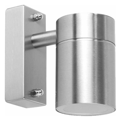 Etc-shop - Faretto da parete a luce esterna dimmerabile in acciaio inox lampada da giardino terrazzo telecomando in un set comprensivo di lampadine