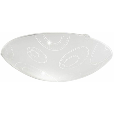Lampada da soffitto design decorativo soggiorno illuminazione sala da pranzo lampada da cucina in vetro bianco in un set con illuminazione a LED