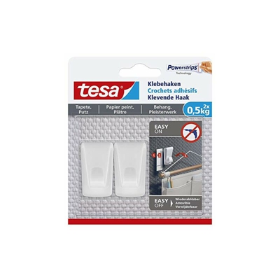 Adhesive hook for wallpaper and plaster 0.5kg - Tesa