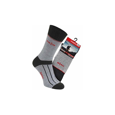 BSTPQ-XTRAVEL_L - Calzini, misura L, colore: grigio/blu acciaio - Reis