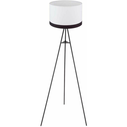 Lampada da terra lampada soggiorno metallo nero cavo 1,6 m interruttore - GLOBO precio