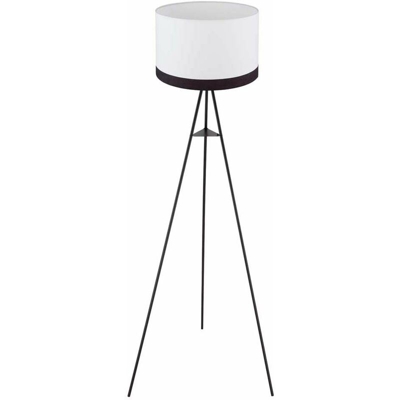 Lampada da terra lampada soggiorno metallo nero cavo 1,6 m interruttore - GLOBO