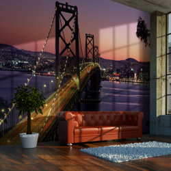 Fotomurale - Charming evening in San Francisco en oferta