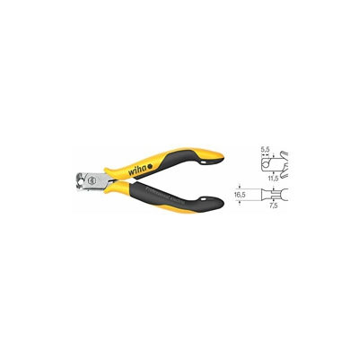 ESD.Z 47 2 115 04 -Tronchese a tagliente frontale - Wiha