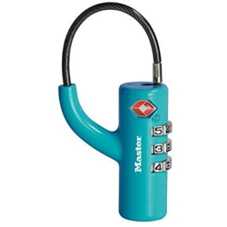 4717Eurdblu Lucchetto TSA a Combinazione per Valigia, Azzurro - Master Lock características