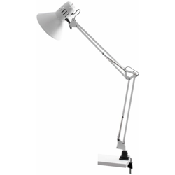 Brilliant - Lampada da tavolo design morsetto bianco lampada da salotto vivente regolabile en oferta