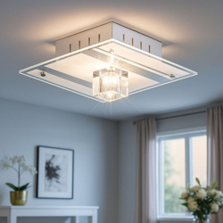 Esto - plafoniera decorativa metallo laccato satinato specchio OEST Diamantis 40100 precio