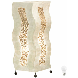 Etc-shop - Lampada da tavolo salone di cozze lettura luce lampade a LED mosaico set lampada incl. en oferta