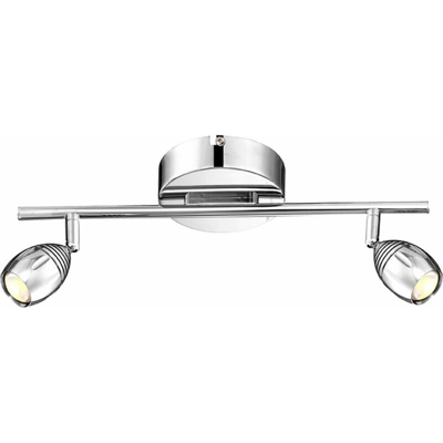 Soffitto del LED Spot Bar in movimento macchie lampada ferroviario Globo MORELIA 56.203-2