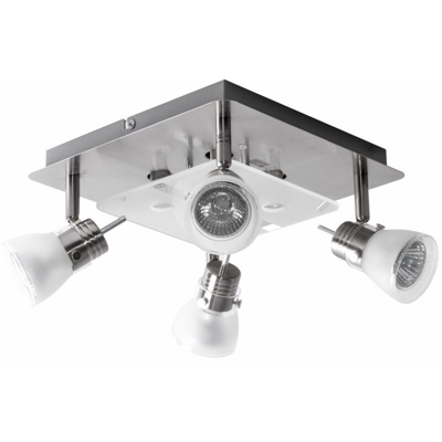 Design plafoniera soggiorno illuminazione lampada in vetro a macchie d'argento mobili - BRILLIANT
