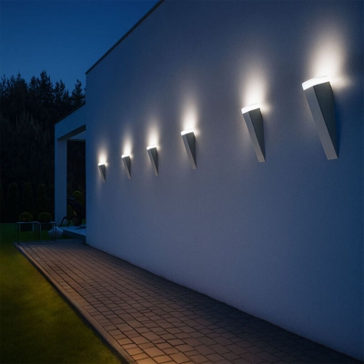 Set di 6 LED parete esterna della lampadina lampade Orto luce del balcone - ETC-SHOP