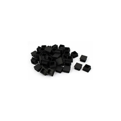 sourcingmap® Sedia in plastica gamba tappo per tubo quadrato nero inserto 20mmx20mm 50pz - SOURCING MAP en oferta