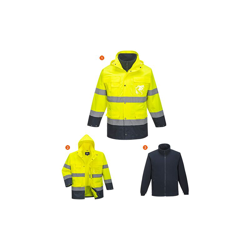 Giacca Alta Visibilità 3 in 1 lite | Small - YeNa - NEUTRO (SENZA PERSONALIZZAZIONE) - PORTWEST precio