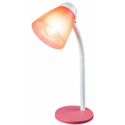 Globo - Scrittoio lampada da tavolo rosa chiaro cavo 1,5m spot cameretta bambini ufficio