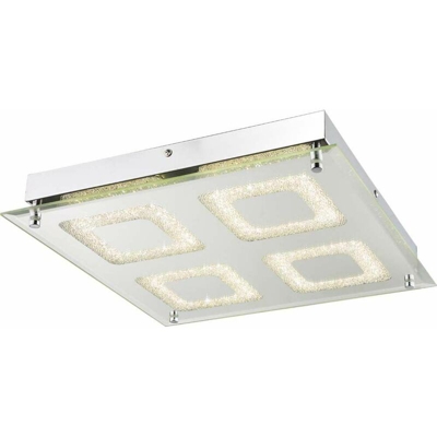 Magnifico 24W LED sala da pranzo della lampada plafoniera Chrome Globo Cyris 49.229-24