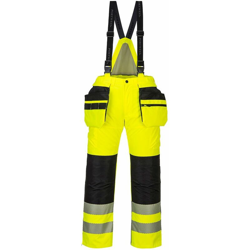 Pantaloni invernali ad alta visibilità PW3 | M - NEUTRO (SENZA PERSONALIZZAZIONE) - GialloNero - PORTWEST precio