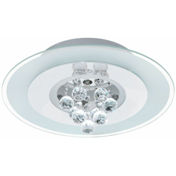 sfera di cristallo plafoniera lusso rotondo smerigliato illuminazione vetro Eglo 92801 precio