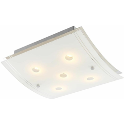 Globo - Lampade a LED 25 Watt lampada del soffitto salone illuminazione Chrome 48.540-5 características