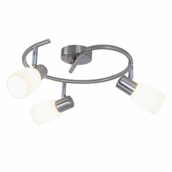 Action - Faretto da soffitto a LED 9 watt, lampada in vetro nichel opaco Rondll 941403640000 características