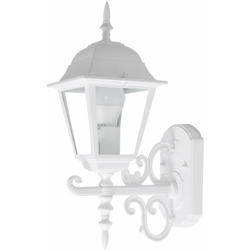 Etc-shop - Lampada da parete per esterni, lanterne, facciate in alluminio, vetro bianco con lampadine a LED características